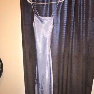 Brand new dusty blue slip dress